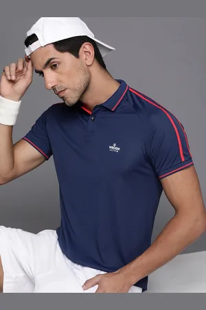 WROGN Men Polo Collar Slim Fit Sports T-shirt