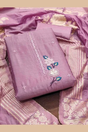 KIMISHA Embroidered Unstitched Dress Material