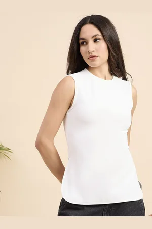 Mast & Harbour Cotton Tank Crop Top