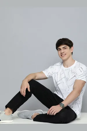 HERE&NOW Printed Pure Cotton T-shirt