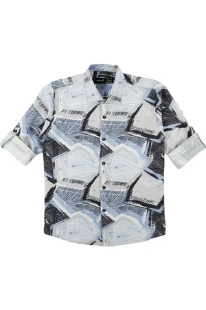 CAVIO Boys Comfort Opaque Printed Casual Shirt