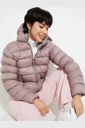 Max Collection URB_N Women Quilted Puffer Jacket with Hood