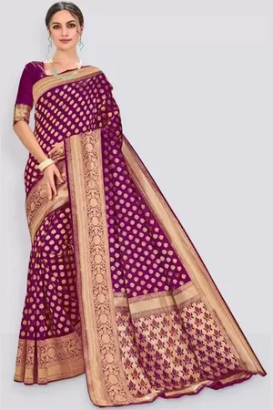 Saadhvi Woven Design Zari Pure Silk Saree