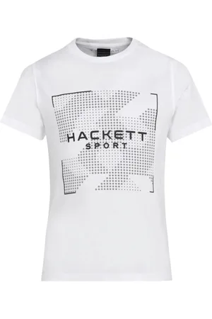 Hackett Boys Graphic Printed Round Neck Cotton T-shirt