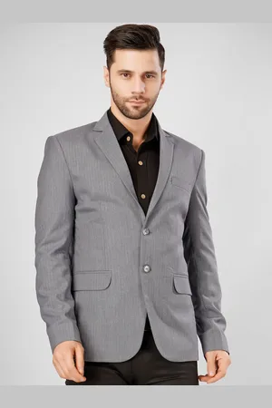 Wintage Notched Lapel Collar Single-Breasted Formal Blazer