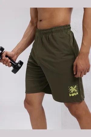 HRX Men Rapid- Dry Typography Printed Training Shorts