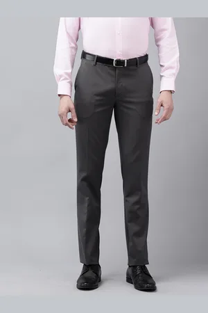 Arrow Men Textured Hudson Tapered Fit Trousers
