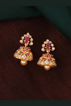 ESTELE Gold-Plated Classic Jhumkas Earrings