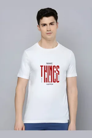 Moda Rapido Men Typography Printed Round Neck Cotton T-shirt