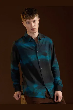 The Bear House Men Slim Fit Opaque Casual Shirt