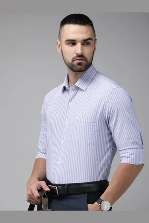 Arrow Men Original Slim Fit Striped Pure Cotton Formal Shirt
