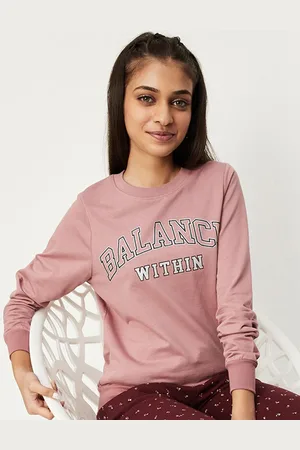Max Collection Girls Typography Printed Pullover Pure Cotton Sweatshirt