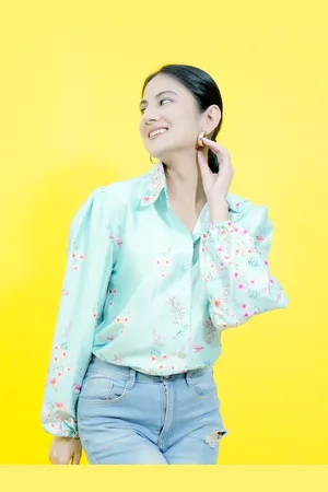 CRAZEVILLA Standard Floral Printed Spread Collar Long Cuffed Sleeves Party Shirt