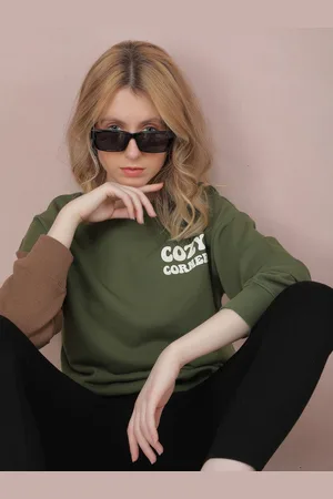 Crimsoune Club Women Typography Printed Sweatshirt