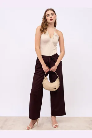 Styli Women Flared High-Rise Trousers