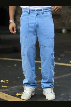 Powerlook Men Mid Rise Boyfriend Fit Clean Look Cotton Jeans