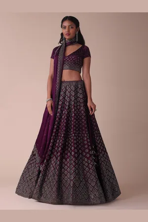KALKI Fashion Embellished Semi-Stitched Lehenga & Blouse With Dupatta