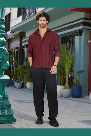 Campus Men Comfort Opaque Printed Casual Shirt
