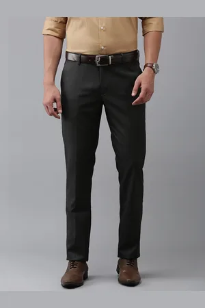 Arrow Men Checked Tailored Fit Formal Trousers