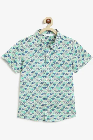 Campana Boys Opaque Printed Casual Shirt