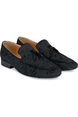 San Frissco Men Floral Printed Tassel Loafers