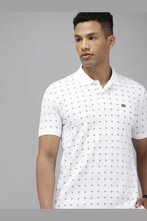 Arrow Printed Polo Collar Pure Cotton T-shirt