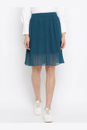 Mayra Accordion Pleated A-Line Skirts