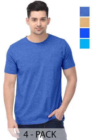 Color Capital Unisex Pack Of 4 Cotton T-Shirts