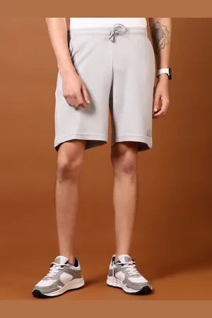 V-Mart Men Cotton Mid-Rise Self Design Regular Fit Shorts