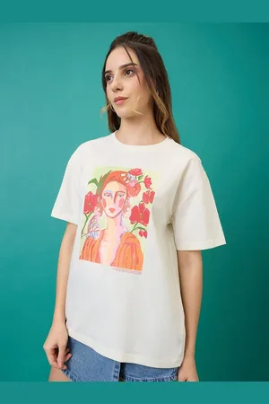 Mast & Harbour Women Printed T-shirt