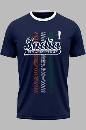 FanCode Men Printed Applique T-shirt