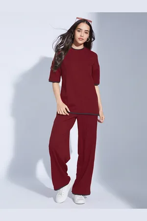 Moda Rapido Round Neck Short Sleeves Top & Trousers Co-Ord Set