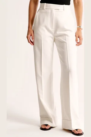 Chemistry Women Ultra Flared High-Rise Pleated Trousers