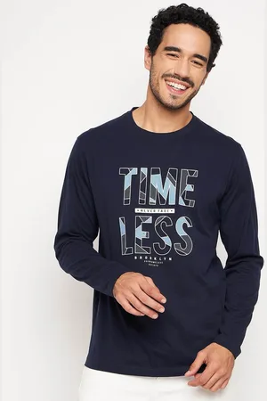 Club York Typography Printed Round Neck Cotton Casual T-shirt