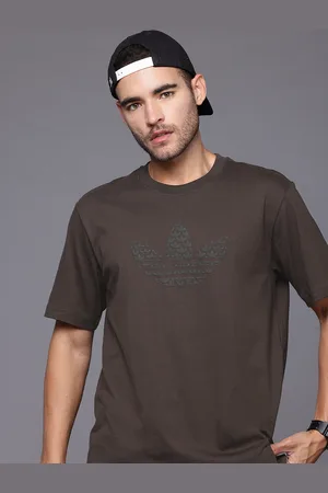 adidas Pure Cotton Self Design T-Shirt
