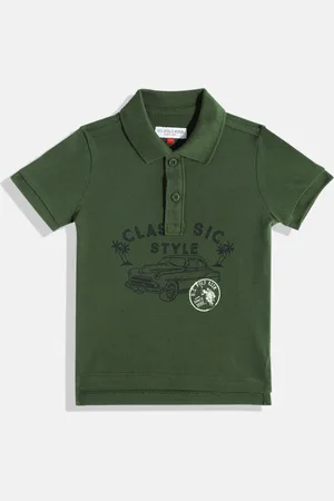 Ralph Lauren Boys Printed Polo Pure Cotton T-shirt