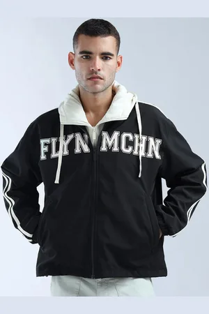 Flying Machine Men Brand Logo Sporty Jacket