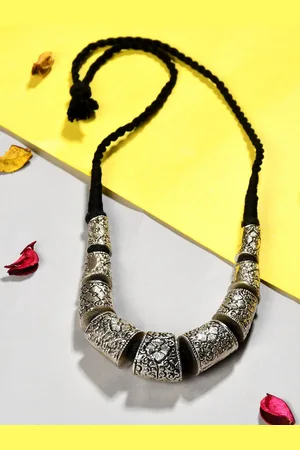 Bamboo Tree Jewels Statement Necklace