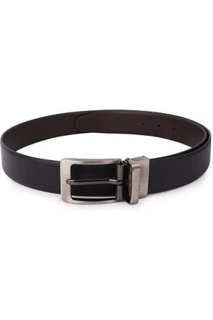 Provogue Men Textured Leather Reversible Belt
