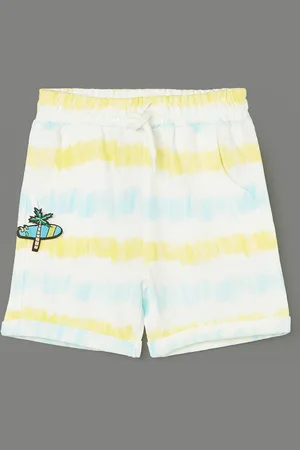 Lifestyle Boys Striped Mid-Rise Shorts