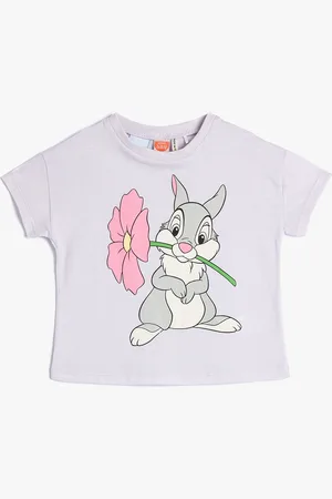 Koton Girls Graphic Printed Pure Cotton T-shirt