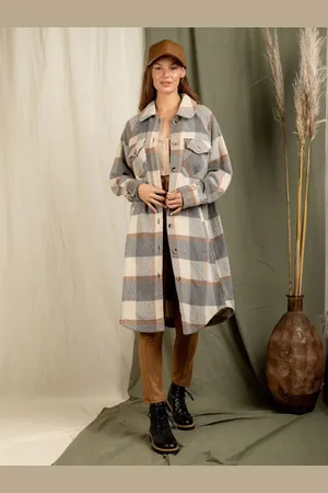 HERE&NOW Women Original Tartan Checks Opaque Checked Casual Shirt