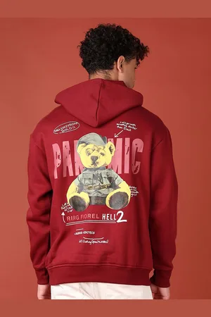 V-Mart Men Printed Pullover Sweatshirt