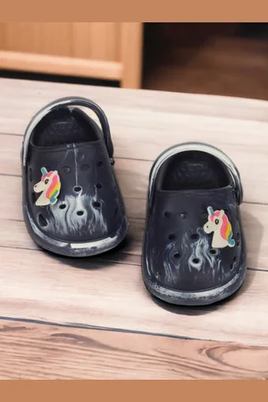 Lil Lollipop Kids Unicorn Applique Anti-Slip Clogs