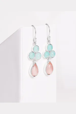 GIVA Floral Drop Earrings