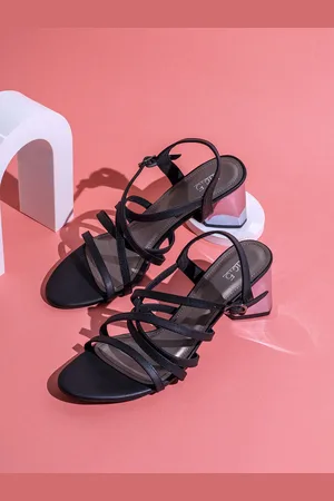 Inc 5 Striped Party Block Sandals