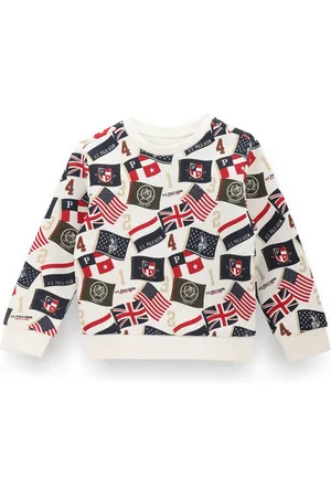 Ralph Lauren Boys Graphic Printed Pullover Sweatshirt