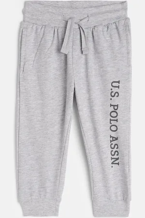 Ralph Lauren Boys Grey Melange Straight Fit Joggers