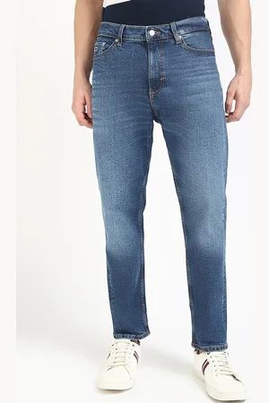 Tommy Hilfiger Men Cotton Relaxed Fit Mid-Rise Light Fade Jeans
