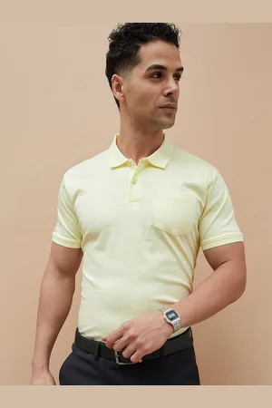 Lifestyle Men Polo Collar Pockets T-shirt